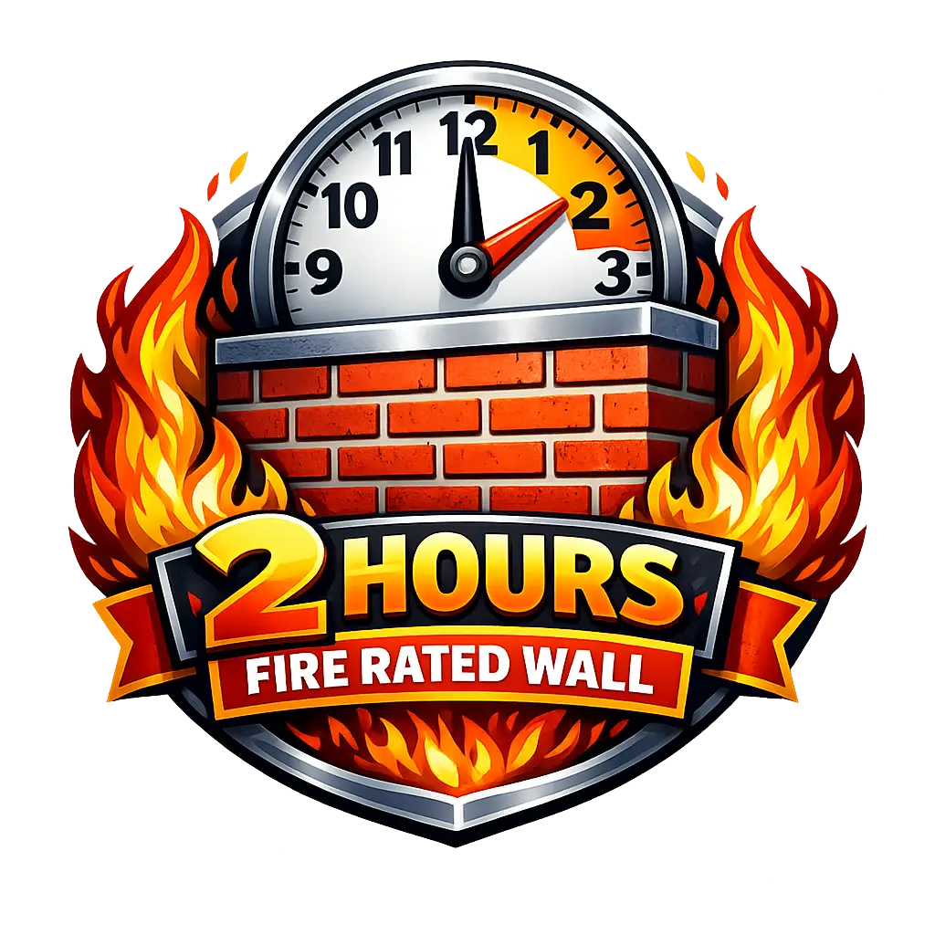 2 Hour fire rated wall